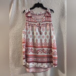 Sonoma Button Front Tank Top